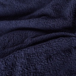 OHS Teddy Fleece Reversible Duvet Cover Set, Navy/Grey - King - thumbnail 5