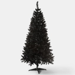 OHS Artificial Halloween / Christmas Tree, Black - 6ft - thumbnail 4
