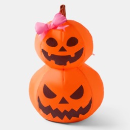 OHS Indoor/Outdoor Inflatable Pumpkin Decoration - Orange - thumbnail 2