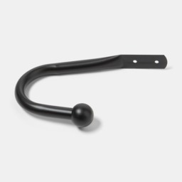 OHS 2 Pack Curtain Rod Tie Backs - Black - thumbnail 3