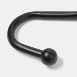 OHS 2 Pack Curtain Rod Tie Backs - Black - thumbnail 4