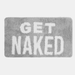 OHS Get Naked Tufted Bath Mat - Grey - thumbnail 3