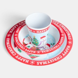 OHS Christmas Dinnerware Set - Red