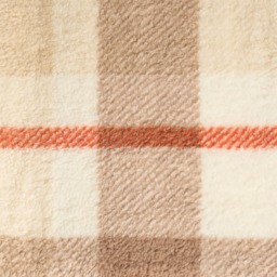 OHS Check Tassel Sherpa Throw - Rust - thumbnail 5