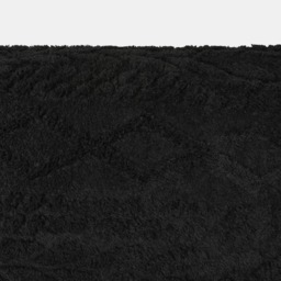 OHS Cable Knit Bolster Pillow - Black - thumbnail 3