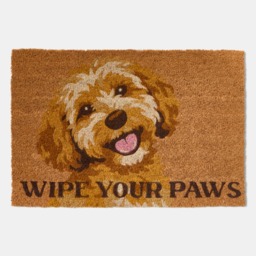 OHS Dog Print Coir Mat - Brown - thumbnail 3