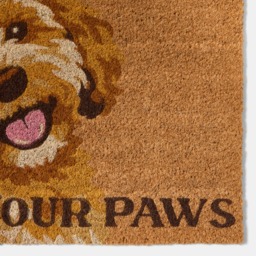 OHS Dog Print Coir Mat - Brown - thumbnail 4
