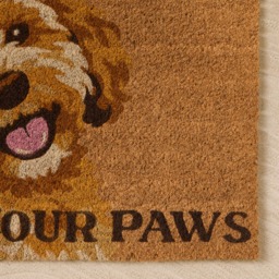 OHS Dog Print Coir Mat - Brown - thumbnail 2