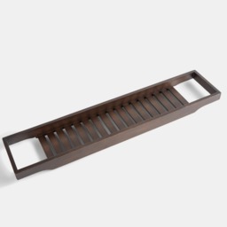 OHS Bamboo Bath Rack - Dark Wood - thumbnail 3