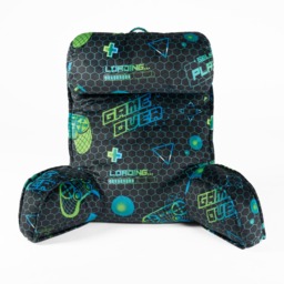 OHS Gaming Cuddle Cushion with Head Rest - Navy - thumbnail 5