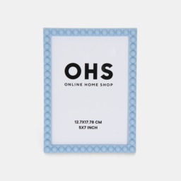 OHS 2 Pack Bobbin Photo Frame - Blue