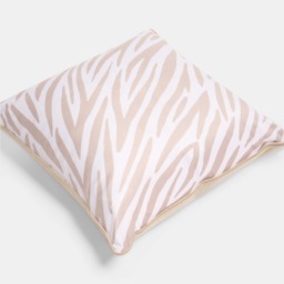 OHS 4 Pack Zebra Print Cushion Covers - Natural - thumbnail 5