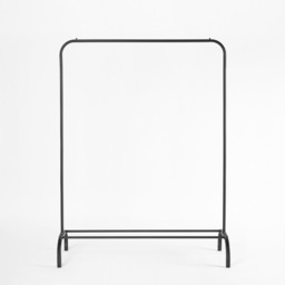OHS Heavy Duty Clothes Rail with Shoe Rack - Black - thumbnail 2
