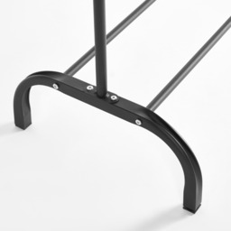 OHS Heavy Duty Clothes Rail with Shoe Rack - Black - thumbnail 5