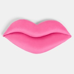OHS Lips Shaped Cushion - Pink - thumbnail 3