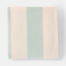 OHS Stripe Fleece Throw - Sage/Cream - thumbnail 4