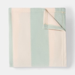 OHS Stripe Fleece Throw - Sage/Cream - thumbnail 5