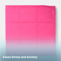 OHS Supersoft Weighted 6kg Blanket, Hot Pink - 125 x 180cm - thumbnail 5