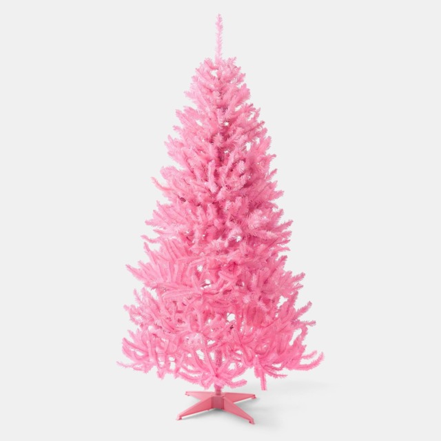 OHS Artificial Christmas Tree, Pink - 6ft - image 1