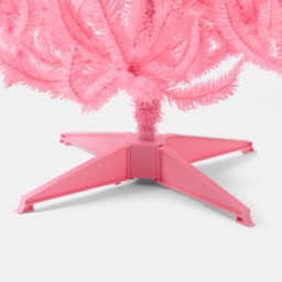 OHS Artificial Christmas Tree, Pink - 6ft - thumbnail 2