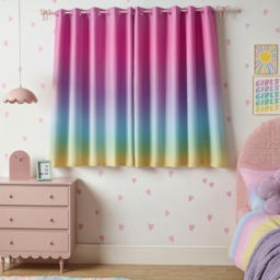 "OHS Kids Ombre Eyelet Blackout Curtain, Multi - 66 x 54""" - thumbnail 2