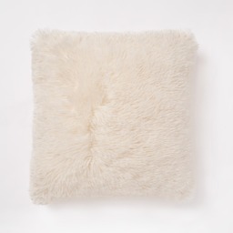 OHS 2 Pack Fluffy Cushion Covers, Cream - 45 x 45cm - thumbnail 4