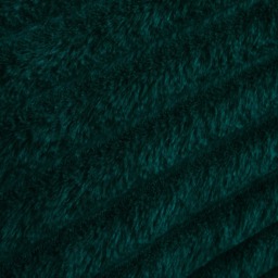 OHS Ribbed Faux Fur Duvet Set, Forest Green - Double - thumbnail 5