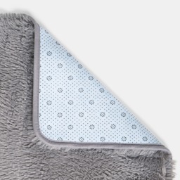 OHS Soft Fluffy Rug, Grey - 120 x 170cm - thumbnail 5