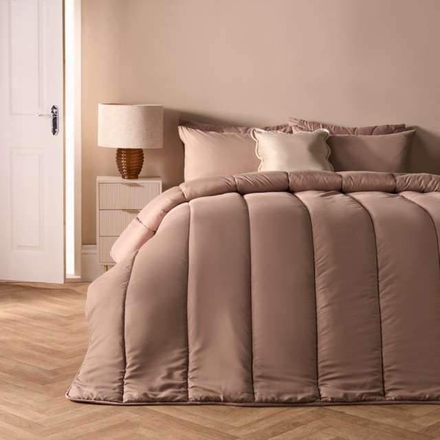 OHS Coverless 10.5 Tog Duvet Set, Natural - Double - image 1