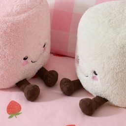 OHS Cotton & Candy Marshmallow Cushion - Pink/White - thumbnail 2