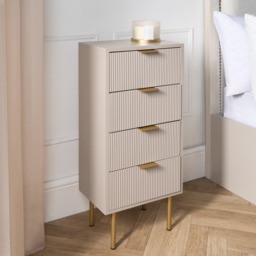 OHS Ribbed 4-Drawer Unit - Natural - thumbnail 2