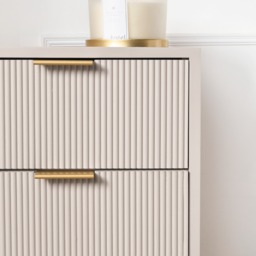 OHS Ribbed 4-Drawer Unit - Natural - thumbnail 3