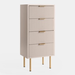 OHS Ribbed 4-Drawer Unit - Natural - thumbnail 5