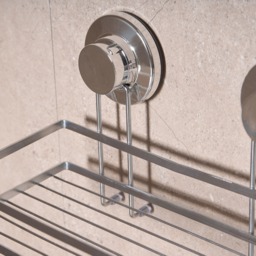 OHS Suction Shower Caddy - Silver - thumbnail 2