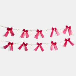 OHS 10 Pack LED Bow String Lights - Hot Pink