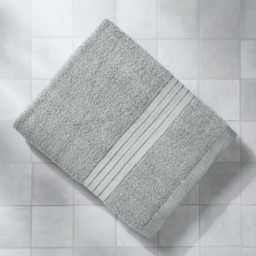 OHS 100% Cotton Bath Sheet, Silver Grey - 1PC - thumbnail 2