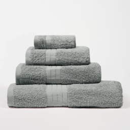 OHS 100% Cotton Bath Sheet, Silver Grey - 1PC - thumbnail 5