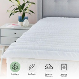 OHS Soft Touch Anti Allergy Deep Fill Mattress Topper - Single - thumbnail 3
