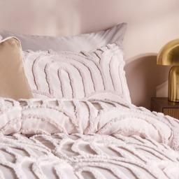 OHS Tufted Arches Quilted Coverless 7.5 Tog Duvet Set, Stone - Double - thumbnail 5