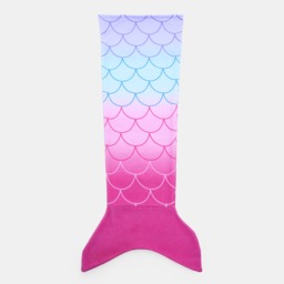 OHS Kids Mermaid Tail Ombre Wearable Beach Towel - Multi - thumbnail 4