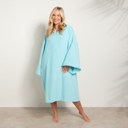 OHS Adult Towel Poncho - Sky Blue