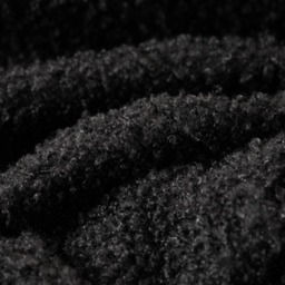 "OHS Bouclé Eyelet Curtains, Black - 66 x 72""" - thumbnail 5