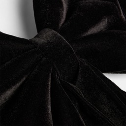 OHS 4 Pack Velvet Chair Bows - Black - thumbnail 5