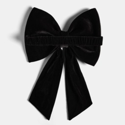 OHS 4 Pack Velvet Chair Bows - Black - thumbnail 4