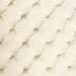 OHS Jumbo Waffle Fur Cushion Cover, White - 45 x 45cm - thumbnail 5