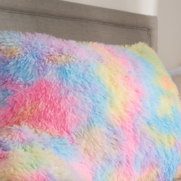 OHS Long Hair Cuddle Cushion - Rainbow Tie Dye - thumbnail 5