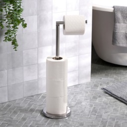 OHS Freestanding Toilet Roll Holder - Metal - thumbnail 1