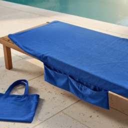 OHS Beach Towel in a Bag - Cobalt Blue - thumbnail 2