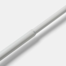 OHS 28mm Extendable Ball Curtain Pole, White - 120-220cm - thumbnail 3