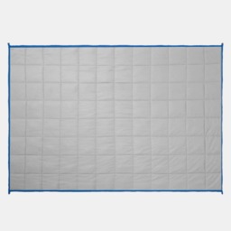 OHS Kids Supersoft Reversible Weighted Blanket, Blue/Grey - 3kg - thumbnail 4